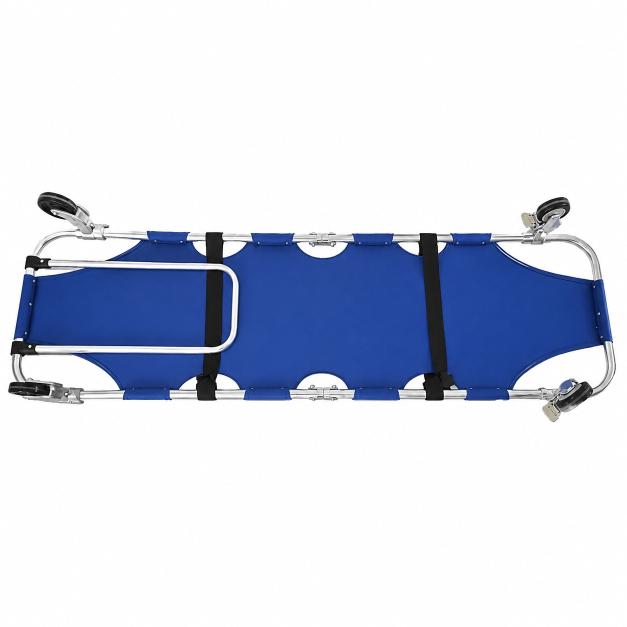 Portable 5-Fold Aluminum Alloy Stretcher - Compact Ambulance & Tactical EMS Litter - Image 3