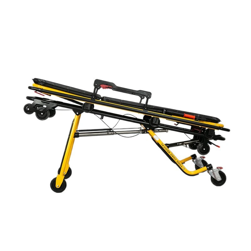 Multifunctional Aluminum Auto-Loading Ambulance Stretcher - Foldable EMS Rescue Cot - Image 3