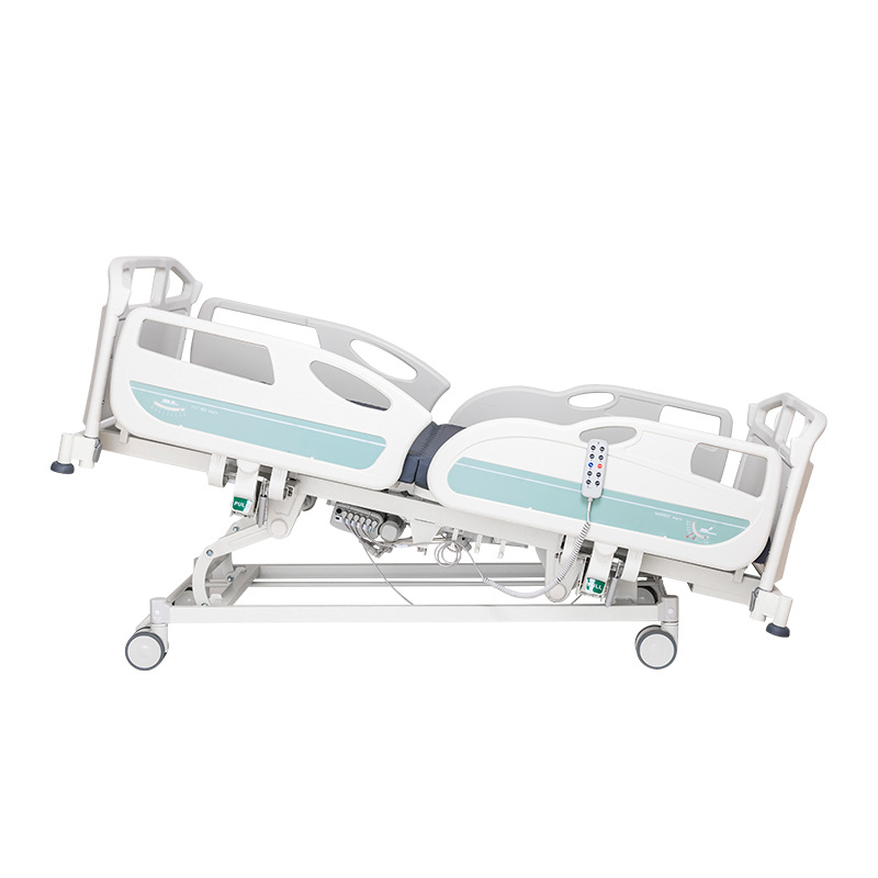 multi function electric icu hospital bed 5 function remote control nursing bed for hospital & home care