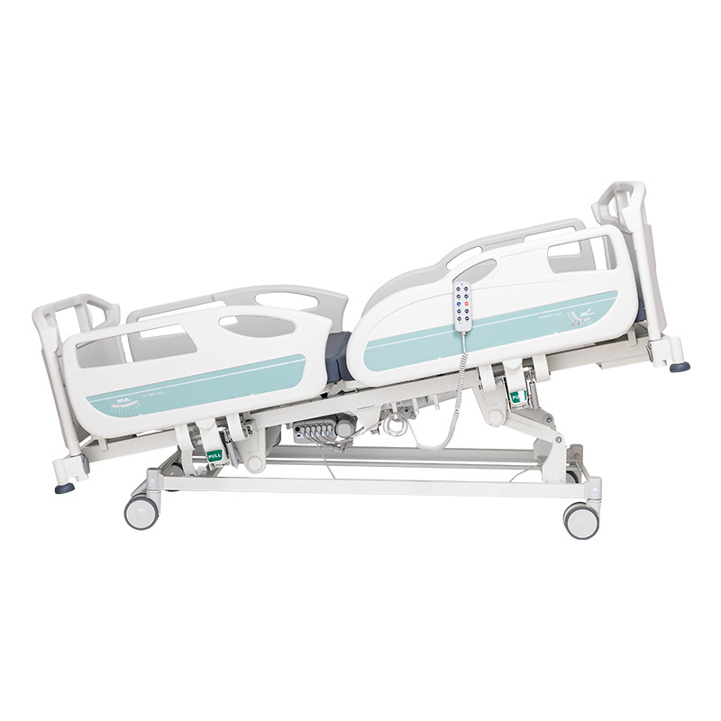 multi function electric icu hospital bed 5 function remote control nursing bed for hospital & home care