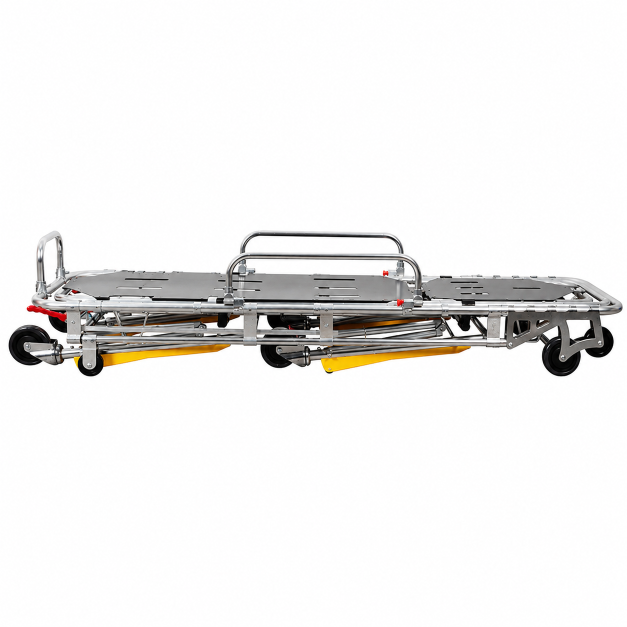 automatic loading aluminum ambulance stretcher trolley elevator accessible ems cot