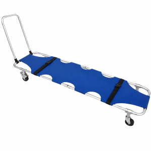 Portable 5-Fold Aluminum Alloy Stretcher - Compact Ambulance & Tactical EMS Litter