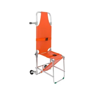 Thickened Aluminum Reclining Stair Chair Stretcher - Convertible Medical & Home Evacuation Chair
